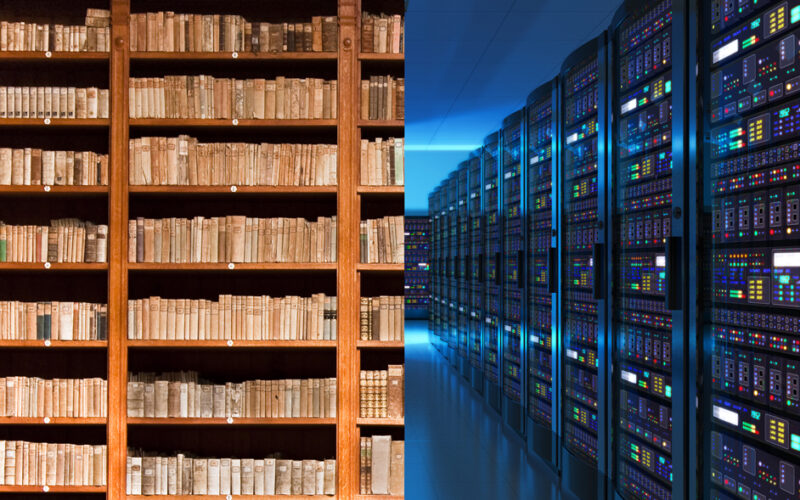 Old Books vs Server